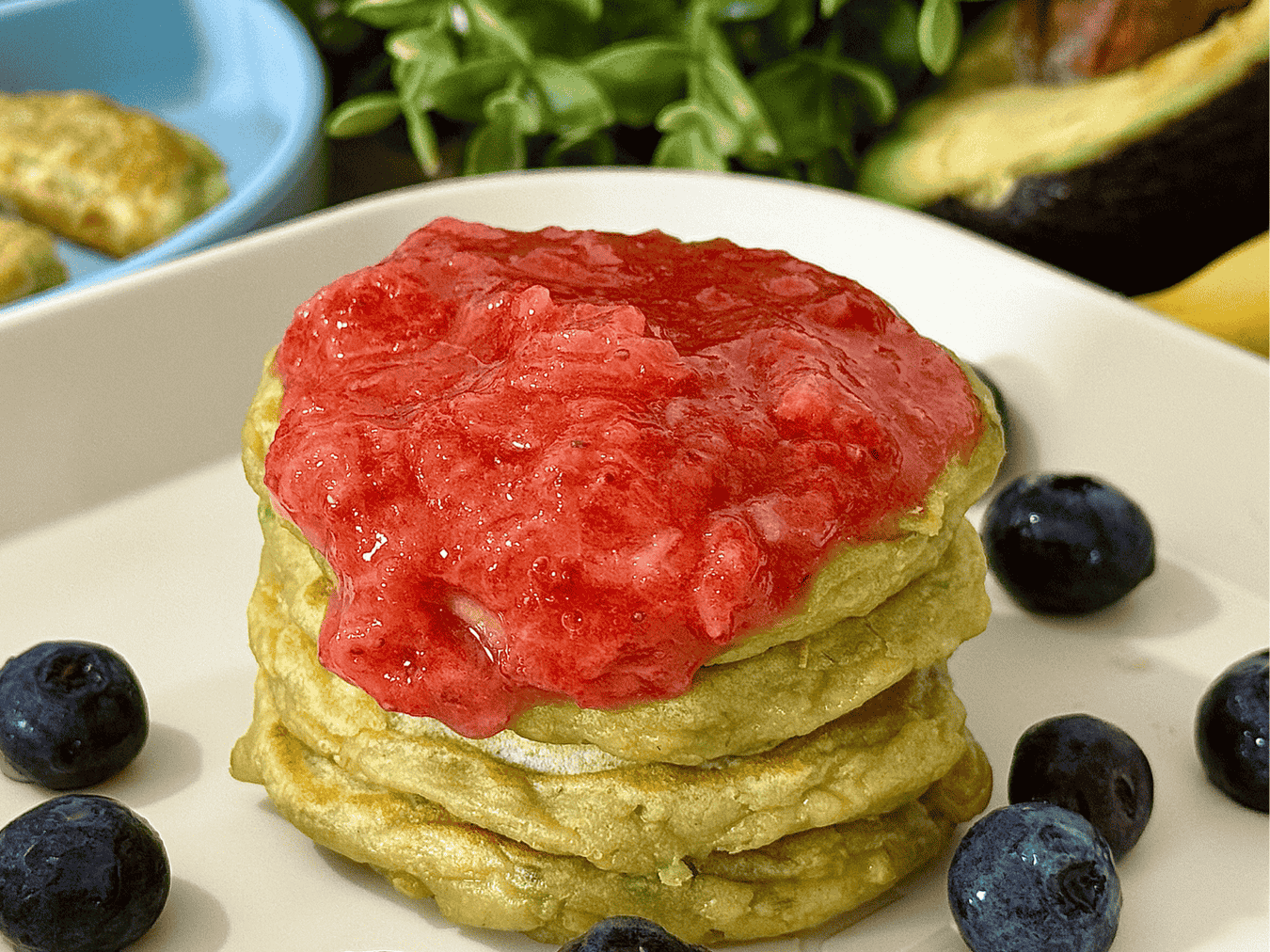 Avocado Banana Pancakes