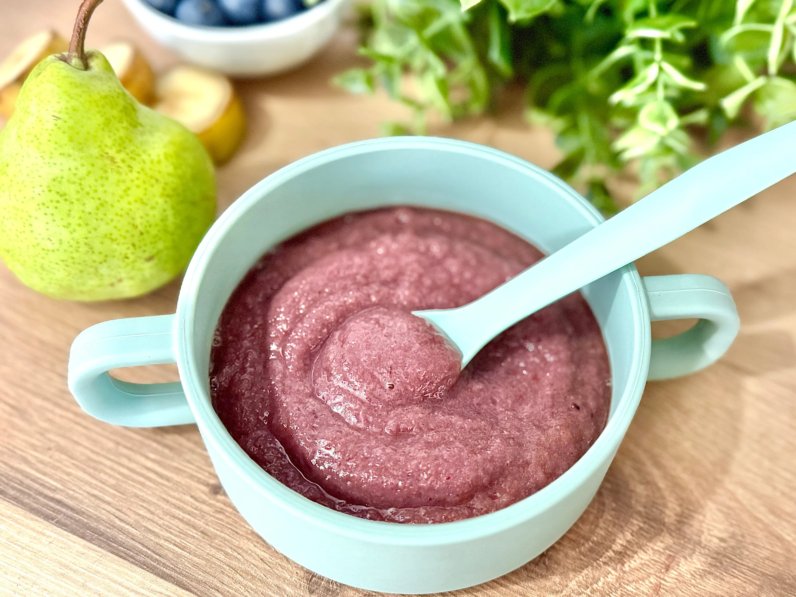 Berry, Banana & Pear Purée