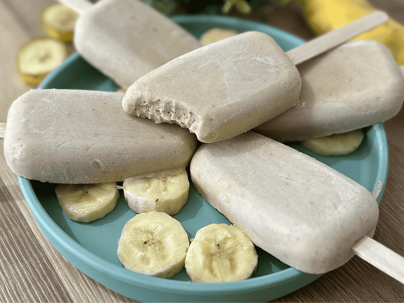 Homemade Banana Popsicles