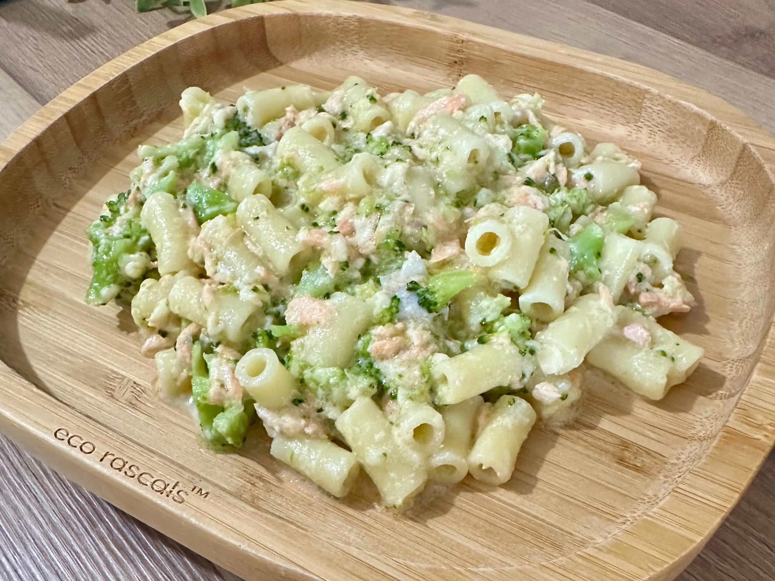 Salmon Broccoli Mac and Cheese