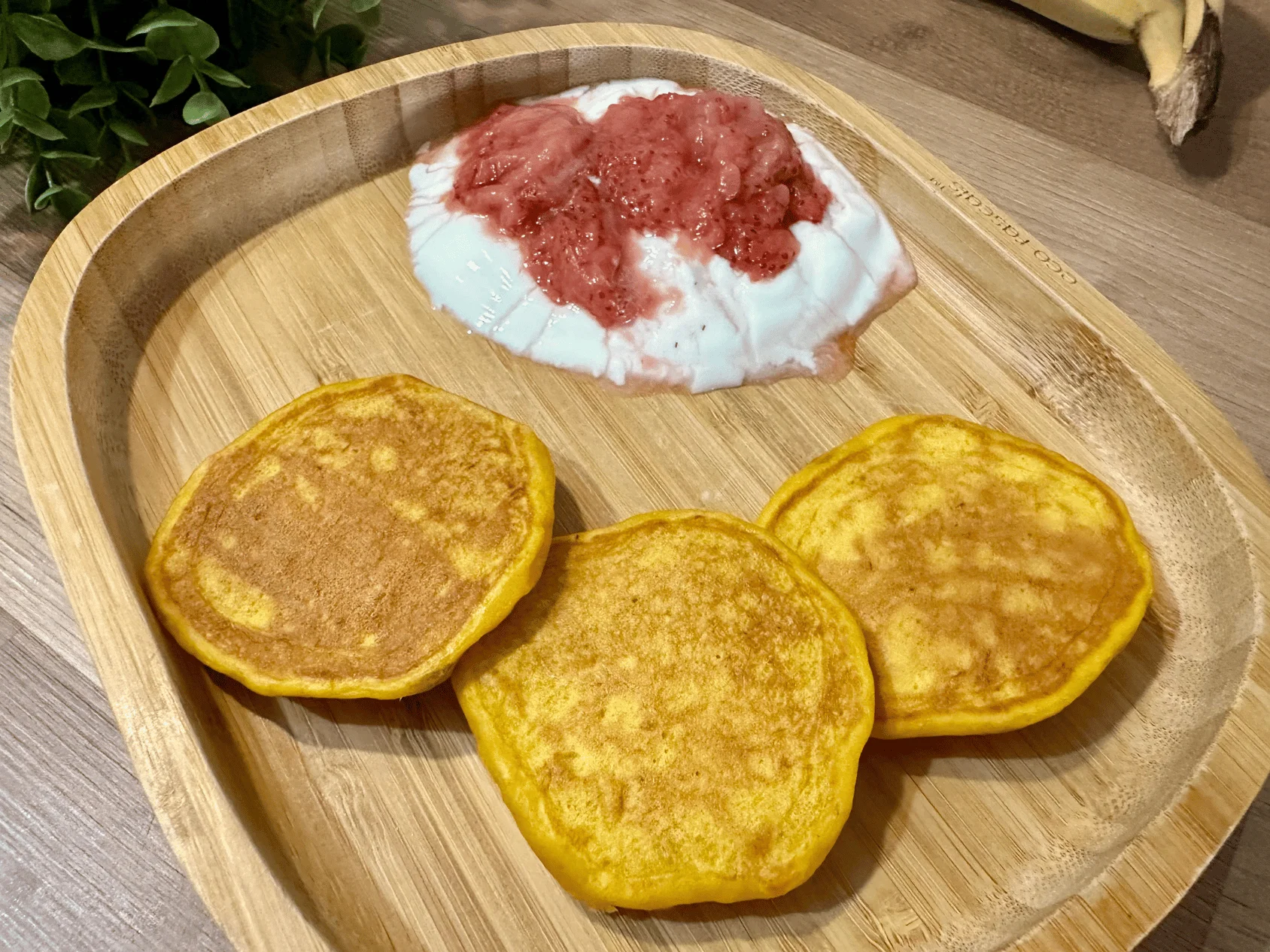 Pumpkin Banana Pancakes