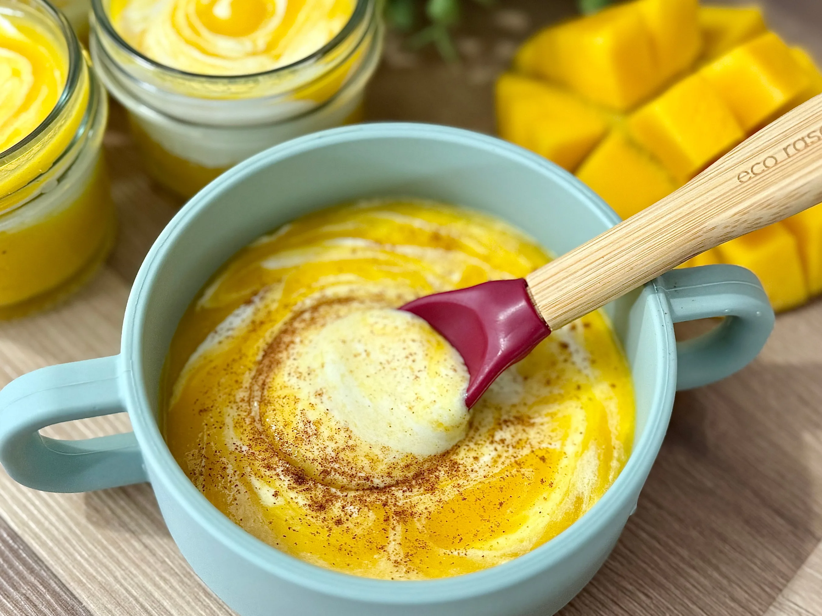 Homemade Mango Yoghurt